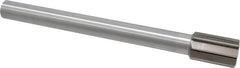 Interstate - 1-3/8" Diam, 0.998 to 1" Max Diam Straight Shank, 2" Flute Length, Machine Expansion Reamer - Straight Flute, 12" OAL, Right Hand Cut, 8 Flutes, High Speed Steel, Bright Finish - Americas Industrial Supply