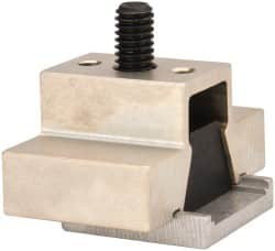 Mitee-Bite - 2,000 Lb Holding Force Single T-Slot Machinable Wedge Clamp - 2" Wide x 0.82" Deep x 1" High Base, 10.4 Lb/Ft Torque, 5/16-18 Screw Thread - Americas Industrial Supply