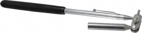 General - 8-3/4" Long Magnetic Retrieving Tool - 2 Lb Max Pull, 1/4" Head Diam, Nickel Plated Steel - Americas Industrial Supply