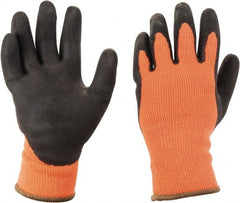 PRO-SAFE - Size M (8) Latex Coated Acrylic/Terry Cold Protection High Visibility Work Gloves - Americas Industrial Supply