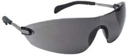 MCR Safety - Indoor/Outdoor Clear Mirror Lenses, Frameless Safety Glasses - Scratch Resistant, Size Universal, Wrap Around - Americas Industrial Supply