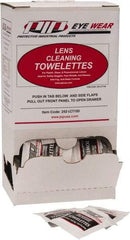 PIP - 100 Antifog, Antistatic Lens Cleaning Towelettes - Individually Wrapped, Nonsilicone Cleaner, 6-3/4 Inch Long x 5 Inch Wide, 5 Inch Wide x 3 Inch Deep x 22 cm High Dispenser - Americas Industrial Supply