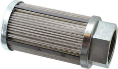 Parker - 30 Mesh, 190 LPM, 50 GPM, 3.53" Diam, Male/Female Magnetic Suction Strainer - 2 Port NPT, 7.39" Long - Americas Industrial Supply