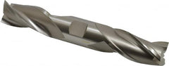 Hertel - 1", 1-7/8" LOC, 1" Shank Diam, 6-3/8" OAL, 3 Flute, High Speed Steel Square End Mill - Double End, Uncoated, Centercutting - Americas Industrial Supply