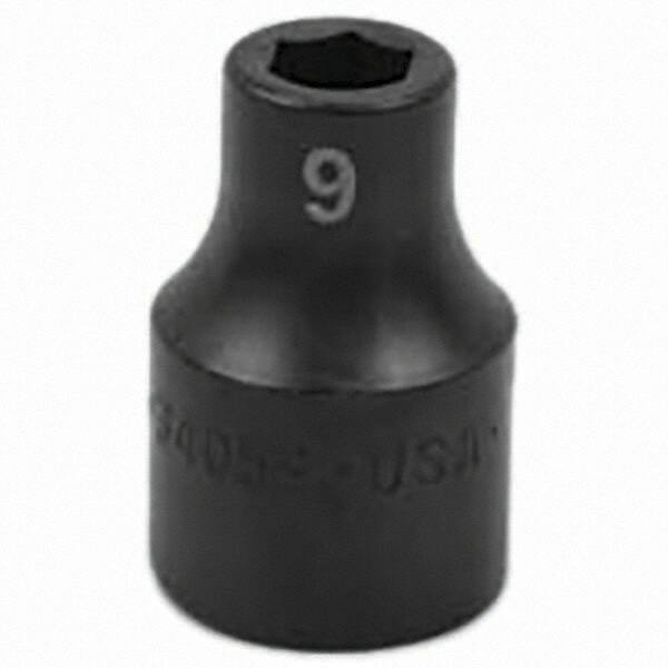 SK - Impact Socket - 1/2"DR 9MM IMPACT SOCKET - Americas Industrial Supply