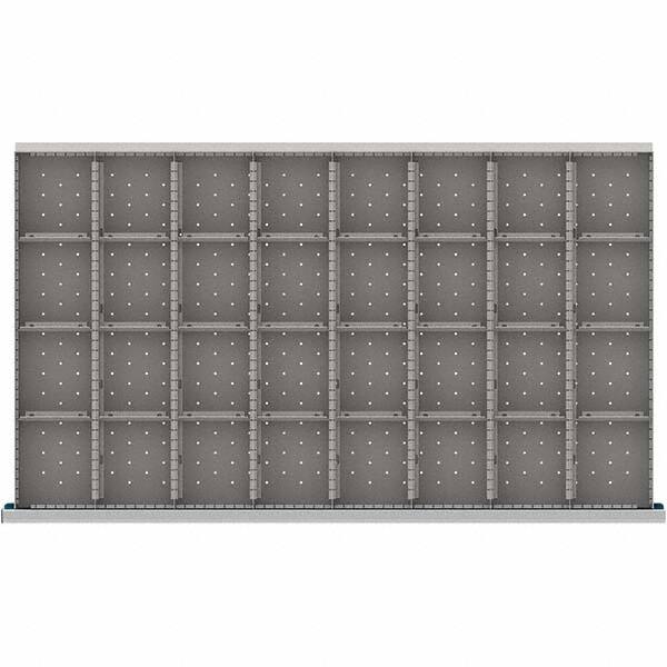 LISTA - 32-Compartment Drawer Divider Layout for 3.15" High Drawers - Americas Industrial Supply
