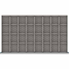 LISTA - 32-Compartment Drawer Divider Layout for 3.15" High Drawers - Americas Industrial Supply