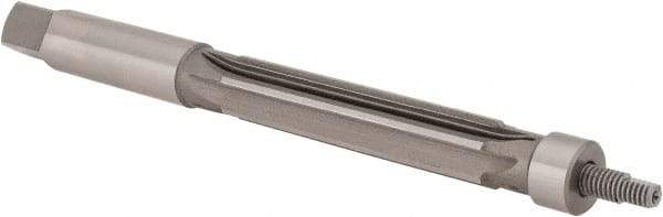 Value Collection - 9/16" Reamer Diam, 0.006 Max Expansion, Straight Shank, 2-1/2" Flute Length, Hand Expansion Reamer - Straight Flute, 6" OAL, Right Hand Cut, 6 Flutes, High Speed Steel - Americas Industrial Supply