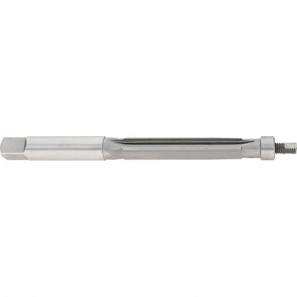 Value Collection - 5/8" Reamer Diam, 0.006 Max Expansion, Straight Shank, 3" Flute Length, Hand Expansion Reamer - Straight Flute, 7" OAL, Right Hand Cut, 6 Flutes, High Speed Steel - Americas Industrial Supply