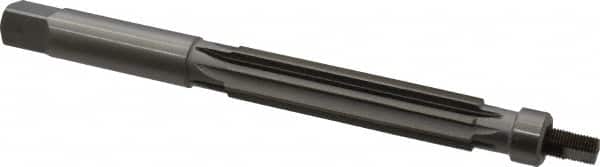 Value Collection - 3/4" Reamer Diam, 0.006 Max Expansion, Straight Shank, 3-1/2" Flute Length, Hand Expansion Reamer - Straight Flute, 8" OAL, Right Hand Cut, 8 Flutes, High Speed Steel - Americas Industrial Supply