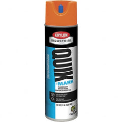 Krylon - 20 fl oz Orange Marking Paint - 50 to 60 Sq Ft Coverage, Water-Based Formula - Americas Industrial Supply