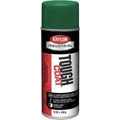 Krylon - Medium Green, 12 oz Net Fill, High Gloss, Enamel Spray Paint - 20 to 25 Sq Ft per Can, 16 oz Container, Use on Conduits, Ducts, Electrical Equipment, Machinery, Metal, Motors, Pipelines & Marking Areas, Railings, Steel Bars, Tool Boxes, Tools - Americas Industrial Supply