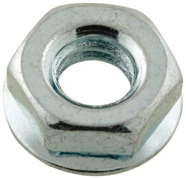 Value Collection - #8-32, Zinc Plated, Steel Hex Nut with Conical Washer - 3/8" Washer Diam, 11/32" Width Across Flats - Americas Industrial Supply