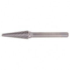 SL-3 Double Cut Solid Carbide Bur-Cone Radius Shape - Americas Industrial Supply