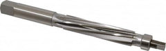 Value Collection - 7/8" Reamer Diam, 0.006 Max Expansion, Straight Shank, 4" Flute Length, Hand Expansion Reamer - Spiral Flute, 9" OAL, Left Hand Spiral, Right Hand Cut, 8 Flutes, High Speed Steel - Americas Industrial Supply