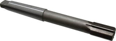 Interstate - 1-1/4" Diam, 0.998 to 0.9995" Max Diam 4MT Morse Taper Shank, 1-7/8" Flute Length, Machine Expansion Reamer - Straight Flute, 11-1/2" OAL, Right Hand Cut, 8 Flutes, High Speed Steel, Bright Finish - Americas Industrial Supply