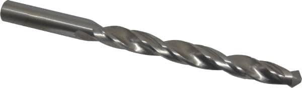Made in USA - 7/16" Reamer Diam, 4-1/2" Flute Length, Combo Drill & Reamer - 6" OAL, Right Hand Cut, High Speed Steel - Americas Industrial Supply