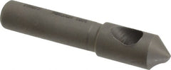 Weldon - 19/64" Head Diam, 1/4" Shank Diam, 82° High Speed Steel Countersink - Americas Industrial Supply