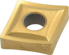 Kennametal - CNMP643 Grade KC730 Carbide Turning Insert - TiN Finish, 80° Diamond, 3/4" Inscr Circle, 1/4" Thick, 3/64" Corner Radius - Americas Industrial Supply