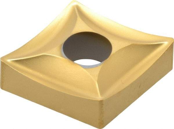 Kennametal - CNMS642 Grade KC730 Carbide Turning Insert - TiN Finish, 80° Diamond, 3/4" Inscr Circle, 1/4" Thick, 1/32" Corner Radius - Americas Industrial Supply