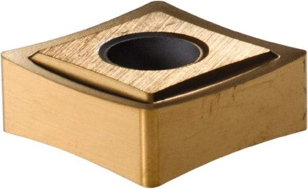 Kennametal - SNGP432 Grade KC730 Carbide Turning Insert - TiN Finish, 90° Square, 1/2" Inscr Circle, 3/16" Thick, 1/32" Corner Radius - Americas Industrial Supply