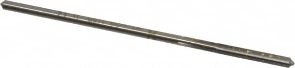 Made in USA - 1/8" High Speed Steel 4 Flute Chucking Reamer - Straight Flute, 0.119" Straight Shank, 7/8" Flute Length, 3-1/2" OAL - Americas Industrial Supply