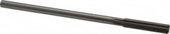 Made in USA - 3/8" High Speed Steel 6 Flute Chucking Reamer - Straight Flute, 0.3105" Straight Shank, 1-3/4" Flute Length, 7" OAL - Americas Industrial Supply