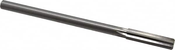 Made in USA - 0.4385" High Speed Steel 6 Flute Chucking Reamer - Americas Industrial Supply