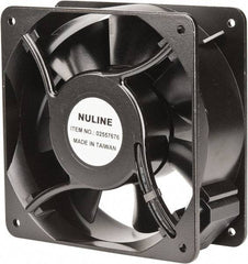 Value Collection - 230 Volts, AC, 260 CFM, Square Tube Axial Fan - 0.28 Amp Rating, 2,900 to 3,400 RPM, 6.3" High x 6.3" Wide x 2.44" Deep - Americas Industrial Supply