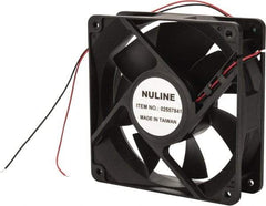 Value Collection - 24 Volts, DC, 130 CFM, Square Tube Axial Fan - 0.36 Amp Rating, 2,520 to 2,800 RPM, 4.7" High x 4.7" Wide x 1-1/2" Deep - Americas Industrial Supply