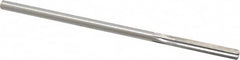 Made in USA - 1/4" High Speed Steel 6 Flute Chucking Reamer - Straight Flute, 1/4" Straight Shank, 1-1/2" Flute Length, 6" OAL - Americas Industrial Supply