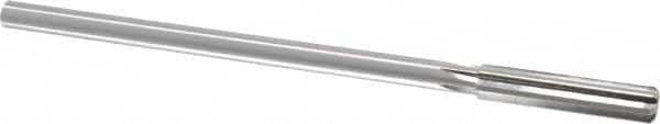 Made in USA - 0.373" High Speed Steel 6 Flute Chucking Reamer - Straight Flute, 0.3105" Straight Shank, 1-3/4" Flute Length, 7" OAL - Americas Industrial Supply