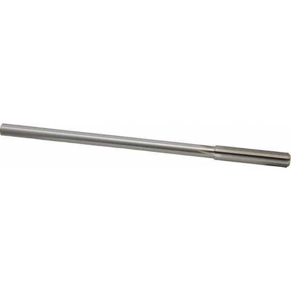 Made in USA - 0.3745" High Speed Steel 6 Flute Dowel Pin Chucking Reamer - Americas Industrial Supply