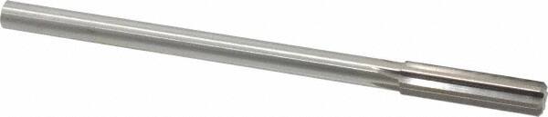 Made in USA - 0.437" High Speed Steel 6 Flute Dowel Pin Chucking Reamer - Americas Industrial Supply