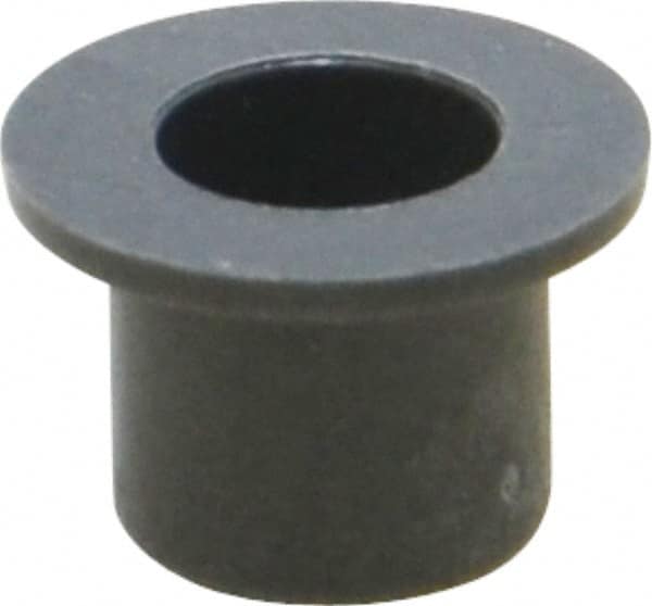Igus - 3/16" Inside x 1/4" Outside Diam, Thermoplastic Sleeve Bearing - 3/8" Outside Diam, 0.032" Flange Thickness, 1/4" OAL - Americas Industrial Supply