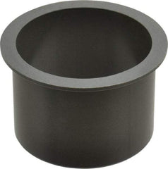 Igus - 2-1/2" Inside x 2-11/16" Outside Diam, Thermoplastic Sleeve Bearing - 3-1/8" Outside Diam, 0.093" Flange Thickness, 2" OAL - Americas Industrial Supply