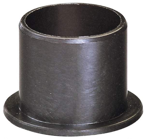 Igus - 1" Inside x 1-1/8" Outside Diam, Thermoplastic Sleeve Bearing - 1-3/8" Outside Diam, 1/16" Flange Thickness, 3/4" OAL - Americas Industrial Supply