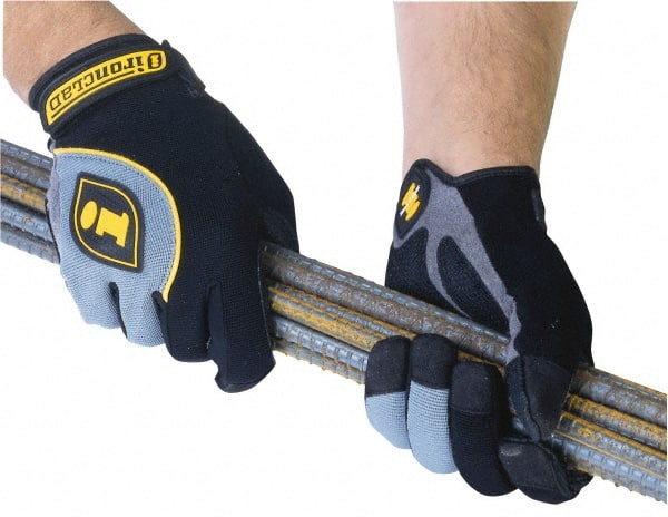 ironCLAD - Size M (8-9) Synthetic Leather Anti-Vibration/Impact Protection Work Gloves - Americas Industrial Supply