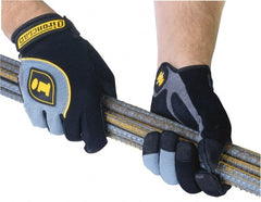 ironCLAD - Size M (8-9) Synthetic Leather Anti-Vibration/Impact Protection Work Gloves - Americas Industrial Supply