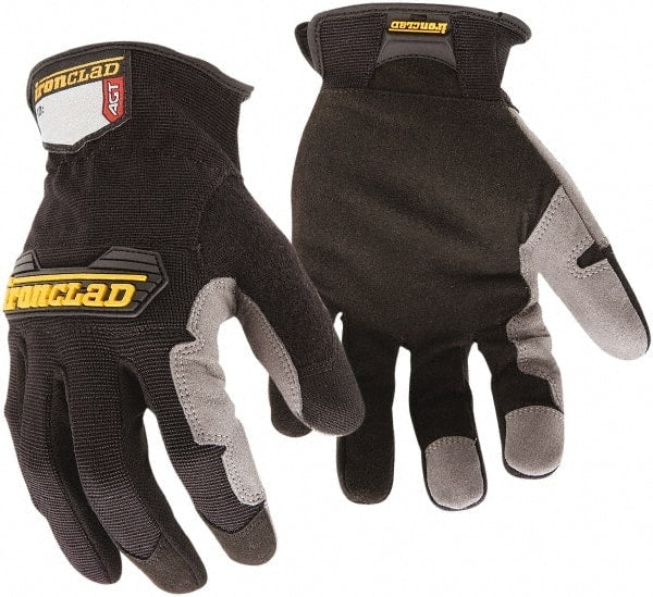 ironCLAD - Size L (9-10) Synthetic Leather Anti-Vibration/Impact Protection Work Gloves - Americas Industrial Supply