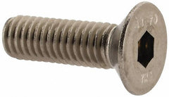 Value Collection - M6x1.00 Metric Coarse Hex Socket Drive, 90° Flat Screw - Grade 316 & Austenitic A4 Stainless Steel, Partially Threaded, 20mm OAL - Americas Industrial Supply