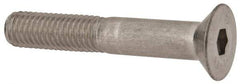 Value Collection - M8x1.25 Metric Coarse Hex Socket Drive, 90° Flat Screw - Grade 316 & Austenitic A4 Stainless Steel, Partially Threaded, 50mm OAL - Americas Industrial Supply