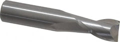 OSG - 2.5mm, 5mm LOC, 3mm Shank Diam, 39mm OAL, 2 Flute, Solid Carbide Square End Mill - Single End, Uncoated, Spiral Flute, 30° Helix, Centercutting, Right Hand Cut, Right Hand Flute, Series 412 - Americas Industrial Supply