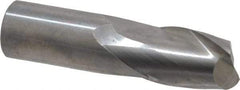 OSG - 3/4", 1" LOC, 3/4" Shank Diam, 3" OAL, 2 Flute, Solid Carbide Square End Mill - Single End, Uncoated, Spiral Flute, 30° Helix, Centercutting, Right Hand Cut, Right Hand Flute, Series 412 - Americas Industrial Supply