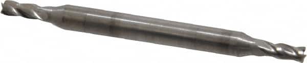 OSG - 5/64", 5/32" LOC, 1/8" Shank Diam, 1-1/2" OAL, 4 Flute, Solid Carbide Square End Mill - Double End, Uncoated, Spiral Flute, 30° Helix, Centercutting, Right Hand Cut, Right Hand Flute, Series 424 - Americas Industrial Supply