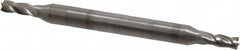 OSG - 5/64", 5/32" LOC, 1/8" Shank Diam, 1-1/2" OAL, 4 Flute, Solid Carbide Square End Mill - Double End, Uncoated, Spiral Flute, 30° Helix, Centercutting, Right Hand Cut, Right Hand Flute, Series 424 - Americas Industrial Supply