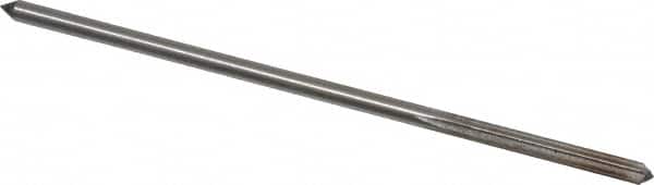 Interstate - 1/8" High Speed Steel Chucking Reamer - Straight Flute, 0.119" Straight Shank, 7/8" Flute Length, 3-1/2" OAL - Americas Industrial Supply
