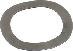 Gardner Spring - 0.35" ID x 0.492" OD, Grade 1074-1095 Steel Wave Disc Spring - 0.007" Thick, 0.035" Overall Height, 0.02" Deflection, 4 Lb at Deflection - Americas Industrial Supply