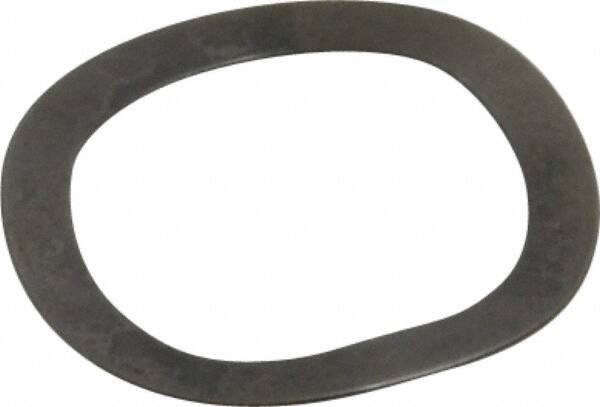 Gardner Spring - 0.459" ID x 0.608" OD, Grade 1074-1095 Steel Wave Disc Spring - 0.008" Thick, 0.037" Overall Height, 0.025" Deflection, 4 Lb at Deflection - Americas Industrial Supply