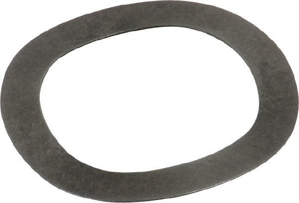 Gardner Spring - 0.531" ID x 0.734" OD, Grade 1074-1095 Steel Wave Disc Spring - 0.009" Thick, 0.05" Overall Height, 0.03" Deflection, 5.5 Lb at Deflection - Americas Industrial Supply